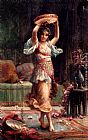 Han-wu Paintings - The Tambourine Player by Hans Zatzka